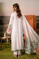 M Basic by Maria B Embroidered Arabic Lawn Suits Unstitched 3 Piece MB25PF MB-05 A – Summer Collection