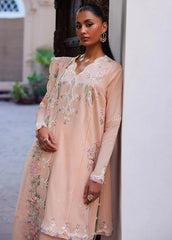 Zaha Embroidered Lawn Suit Unstitched 3 Piece ZL24F D-06 Shams – Festive Collection