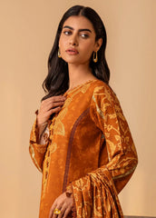 Izabel by Aabyaan Embroidered Linen Suit Unstitched 3 Piece AZ-04 Leilani – Winter Collection