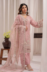 Zurr Khoobsorat'25 by AB Textile Embroidered Chiffon Suit Ready To wear 3 Piece - Formal Collection
