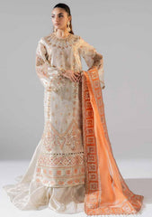 Maryum N Maria - Freesia Luxury Formals Embroidered Tissue Suit Unstitched 3 Piece FS-40027 - Dalia - Formals Collection