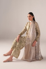 Iznik Embroidered Lawn Suits Unstitched 3 Piece IZ26FE SS-07 – Summer Collection