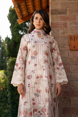 Afrozeh Embroidered Lawn Suit Unstitched 3 Piece AF25DH D-08 Azara A – Summer Collection