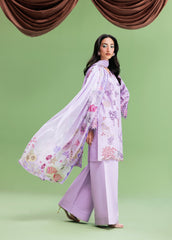 Zync by Florent Unstitched Embroidered Printkari Lawn 3 Piece Suit FL26UZP FZ-1A – Summer Collection
