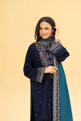 Alif Emb Shawl 3pc Set