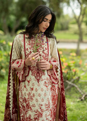 Zainab Chottani Unstitched Embroidered Lawn 3 Piece Suit ZC26ULE Laine 16 – Eid Collection