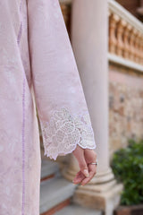 Baroque – Farasha Sorine Embroidered Lawn Unstitched 3Pc Suit BFL26- Blush Pink