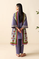 Jazmin Unstitched Luxury Embroidered Lawn 3 Piece Suit JAZ26L-9336 Summer Collection