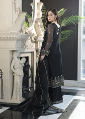 Merakish By Shahzeb Textiles Embroidered Khaddi Suits Unstitched 3 Piece ST22MK MR-C-V1-D9 – Mignight Black