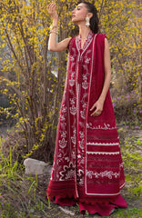 Flow Luxury by Crimson Unstitched Lawn Embroidered 3 Piece Suits -CRMFLXL-5 - Handmade Tale - Summer Collection
