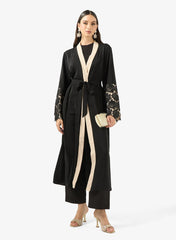 Lace Sleeve Abaya