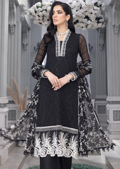 Merakish Luxury Chiffon Embroidered’23 – ST23-MK6 Raven Black