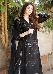 Merakish Luxury Chiffon Embroidered’23 – ST23-MK7 Siyah