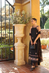 Noor by Saadia Asad Unstitched Embroidered Luxury Lawn 3 Piece Suit SA26UNL D5B-LUNAIRA – Eid Collection