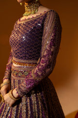 Hem-Stitch Luxury Unstitched Wedding Collection – Rani-05