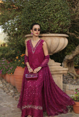 Noor by Saadia Asad Unstitched Embroidered Luxury Lawn 3 Piece Suit SA26UNL D6A-ZELINA – Eid Collection