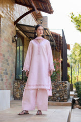 Baroque – Farasha Sorine Embroidered Lawn Unstitched 3Pc Suit BFL26- Cotton Blush