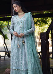 Roohi By Mushq Embroidered Organza Suit Unstitched 4 Piece MQ24R Diya – Luxury Collection