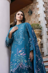 Afrozeh Embroidered Lawn Suit Unstitched 3 Piece AF25DH D-05 Rosheen B – Summer Collection