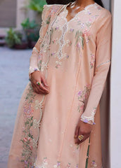 Zaha Embroidered Lawn Suit Unstitched 3 Piece ZL24F D-06 Shams – Festive Collection