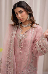 Zurr Khoobsorat'25 by AB Textile Embroidered Chiffon Suit Ready To wear 3 Piece - Formal Collection