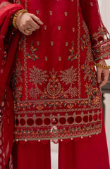 Zurr Khoobsorat'25 by AB Textile Embroidered Chiffon Suit Ready To wear 3 Piece - Formal Collection