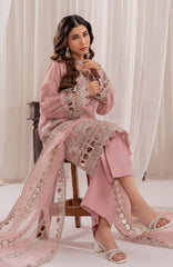 Zurr Khoobsorat'25 by AB Textile Embroidered Chiffon Suit Ready To wear 3 Piece - Formal Collection