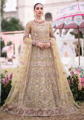 Elaf (Veer Di Wedding) Collection Unstitched Luxury Bridal (Handwork) - EVW-03-