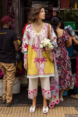 Mushq Embroidered Lawn Suits Unstitched 3 Piece MQ25LD D-6A Sabrina - Summer Collection