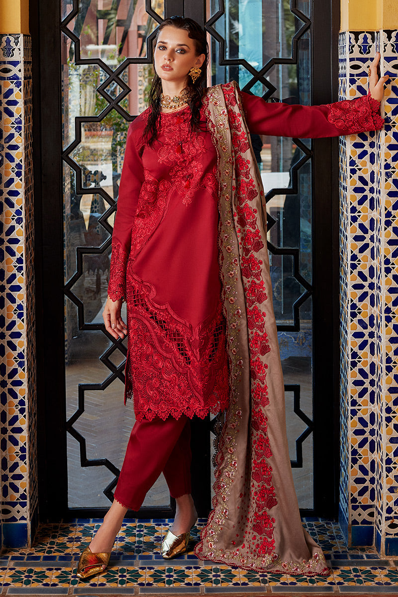 Mushq - Moroccan Dream Embroidered Suits Unstitched 3 Piece MQ23MD MNW-04 Naima - Winter Collection