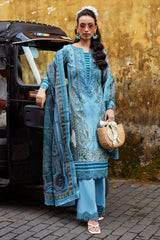 Gulaal Embroidered Lawn Suits Unstitched 3 Piece GL25SL D-03 Inayah - Summer Collection-