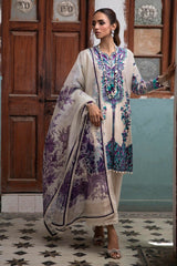Sana Safinaz Luxury Muzlin Lawn Embroidered - 7A