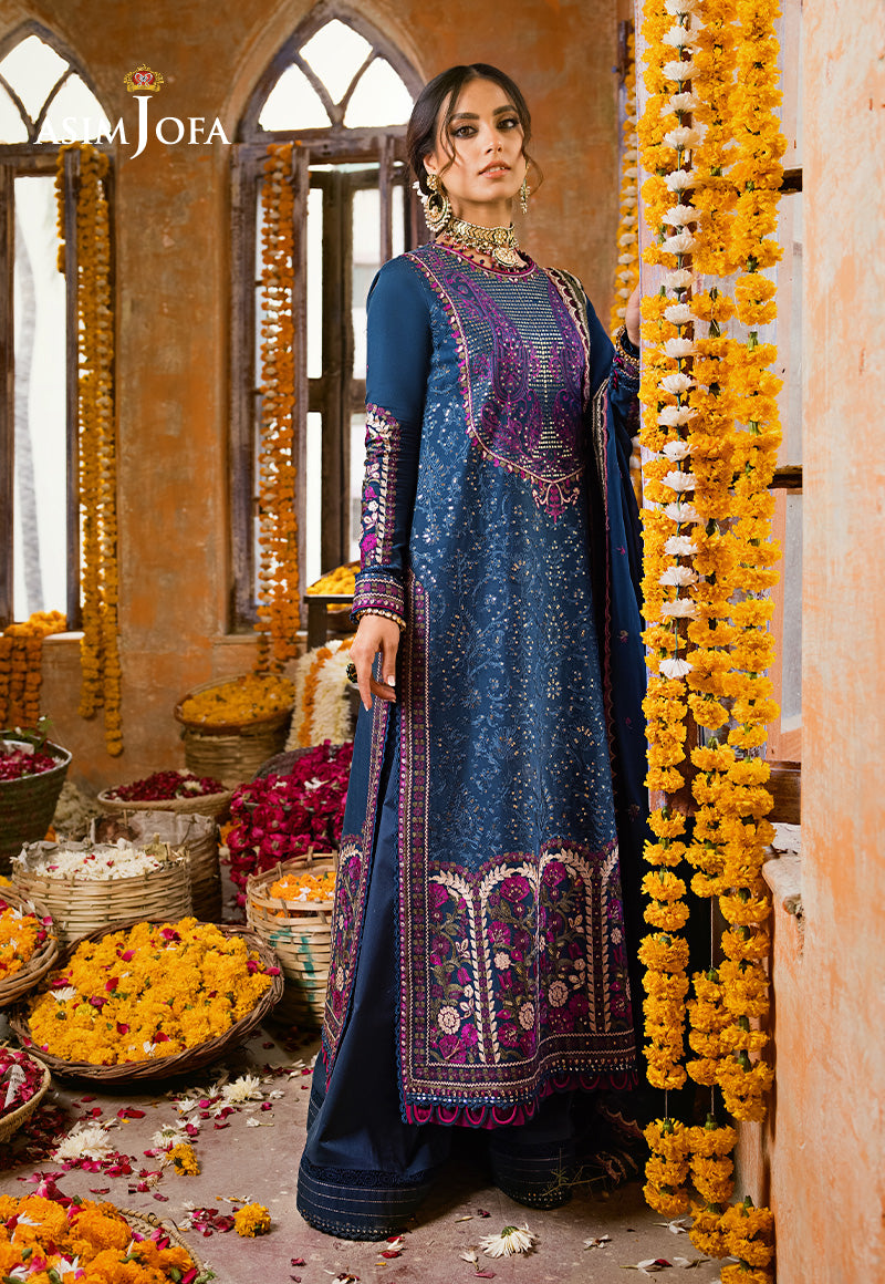 Asim Jofa Luxury Lawn Collection'23 - AJLR-19