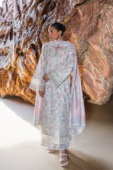 Endless by Afrozeh Embroidered Lawn Suits Unstitched 3 Piece AF25ES D-09 Nyssa - Summer Collection