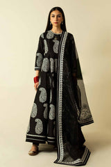 Zara Shahjahan Embroidered Suits Unstitched 3 Piece ZS23SL-V2 D-03 - Summer Collection