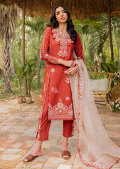 Sadaf Fawad Khan - Siraa Embroidered Lawn Suit Unstitched 3 Piece SDF24SL Faizah B - Summer Collection