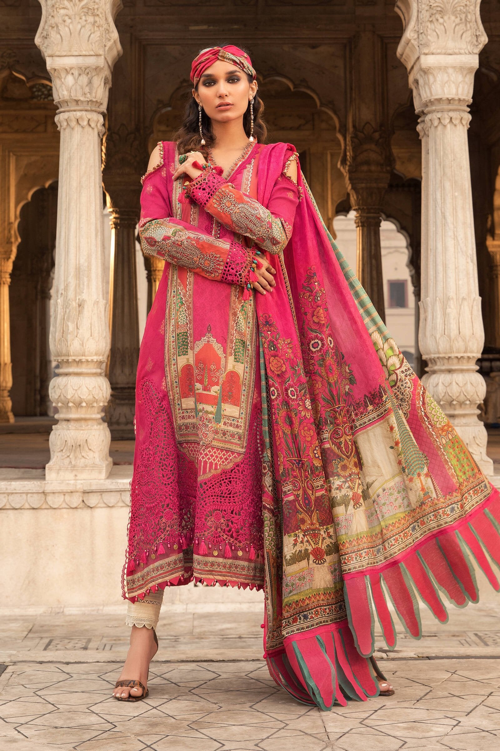Maria.B (میں تیری آن) Unstitched Lawn D-13-B
