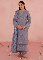 Floral Charm by Afrozeh Embroidered Lawn Suits Unstitched 3 Piece AF25FC D-09 Columbine - Summer Collection
