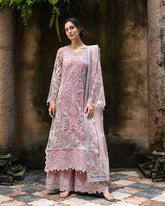 Lavie Haute by Esmel Unstitched Wedding Embroidered Net Suits 3 Piece EML25WU D-107 Aloura – Wedding Collection