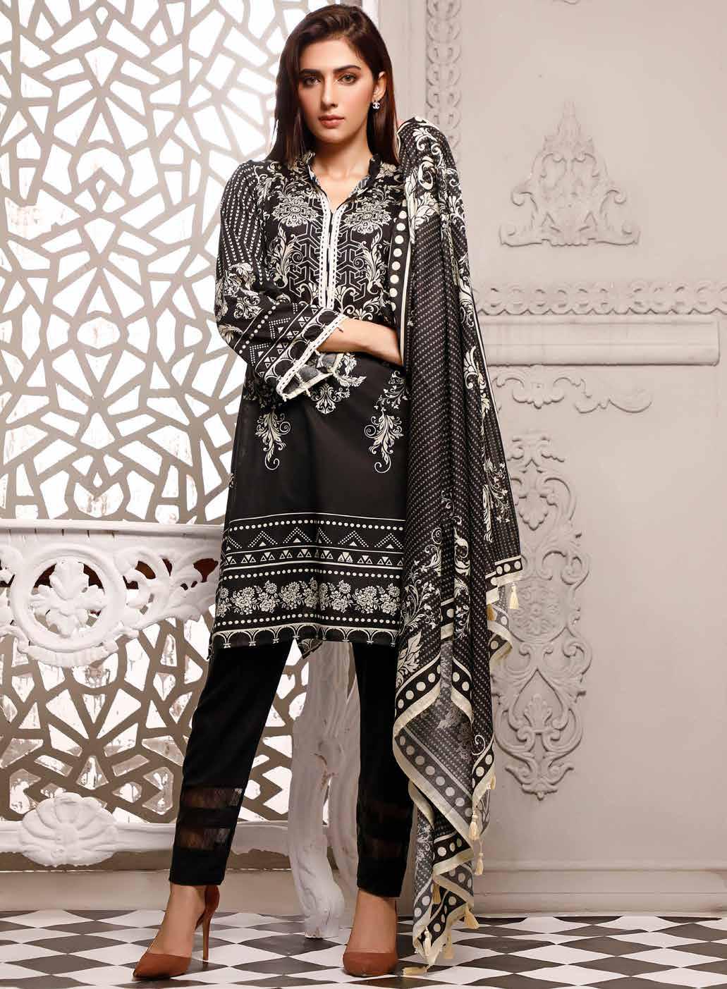 ZAVIYA BLACK & WHITE PRINTS - 13