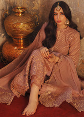 Azure Luxe Embroidered Chiffon Suits Unstitched 3 Piece AZU24LE ALAS-125 Azalea - Festive Collection