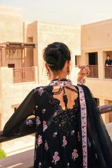 Kahani by Mushq Embroidered Cotton Net Suits Unstitched 3 Piece MQ22K MLF22 01 – Luxury Collection