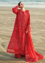 Qalamkar Chikankari Lawn Suits Unstitched 3 Piece QLM25SL FK-07 Bella - Summer Collection