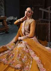 Sardinia Wedding Embroidered Organza Suits Unstitched 3 Piece D-1203 Elena – Formals Collection