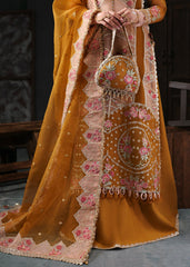 Sardinia Wedding Embroidered Organza Suits Unstitched 3 Piece D-1203 Elena – Formals Collection