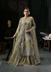 Sardinia Wedding Embroidered Organza Suits Unstitched 3 Piece D-1206 Inara – Formals Collection