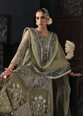 Sardinia Wedding Embroidered Organza Suits Unstitched 3 Piece D-1206 Inara – Formals Collection