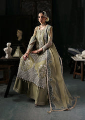 Sardinia Wedding Embroidered Organza Suits Unstitched 3 Piece D-1206 Inara – Formals Collection
