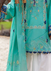 Meili by Zaha Unstitched Embroidered Lawn 3 Piece Suit ZK26UML ZL26-06A – Festive Collection