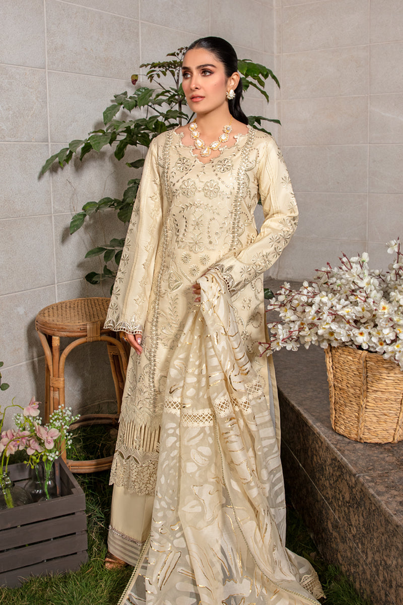 Rang Rasiya Embroidered Lawn Suits Unstitched 3 Piece RR24PE D-02 Haya - Summer Eid Collection--